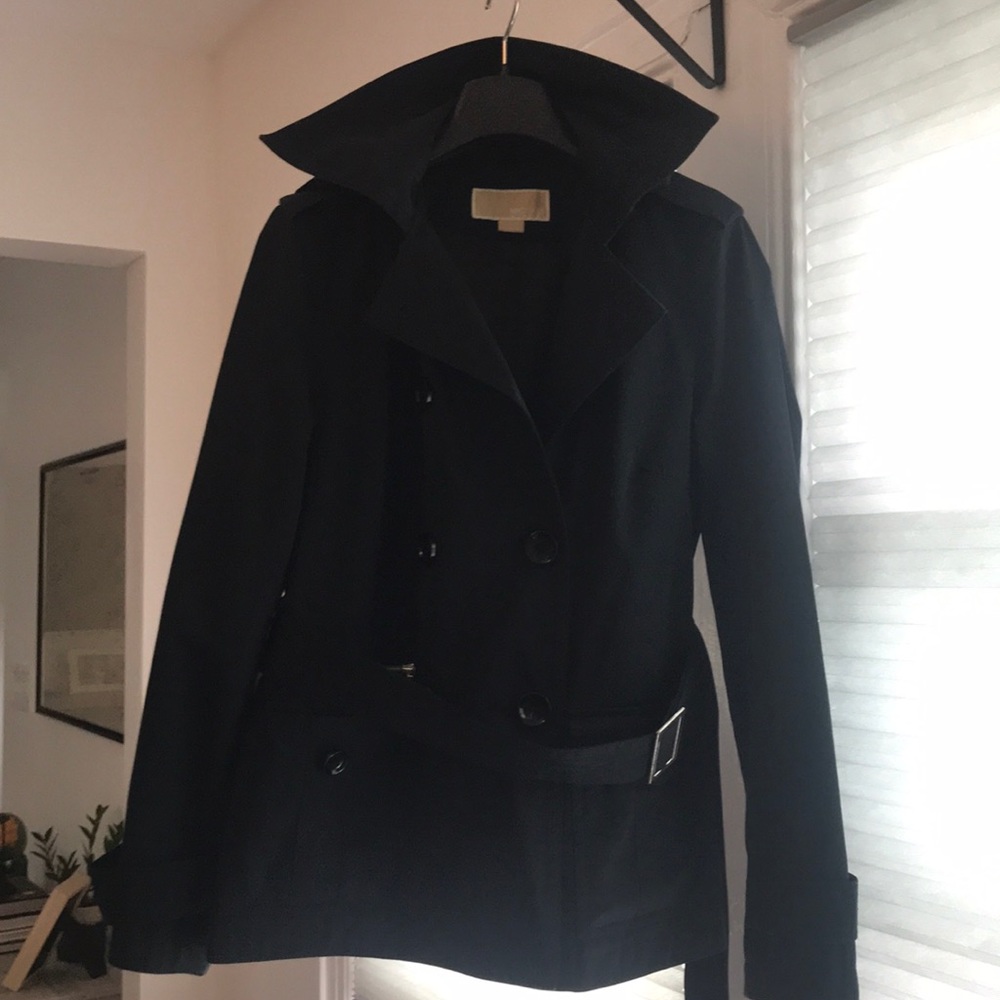 Michael Kors rain short rain trench